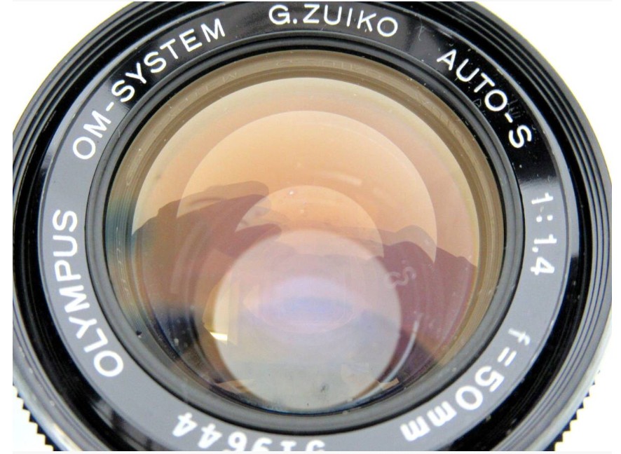 Olympus OM‑1 Black 35mm SLR Film Camera + G.Zuiko Auto‑S 50mm f